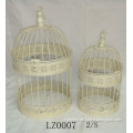 White Metal Wedding Decorative Circular Bird Cage